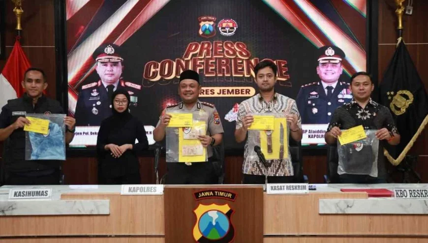 Dua Terduga Perampok Toko Emas di Jember Ditangkap Saat Hendak Kabur ke Bali